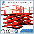 SJG hydraulic fixed scissor lift table for lifting cargo/aerial working platform